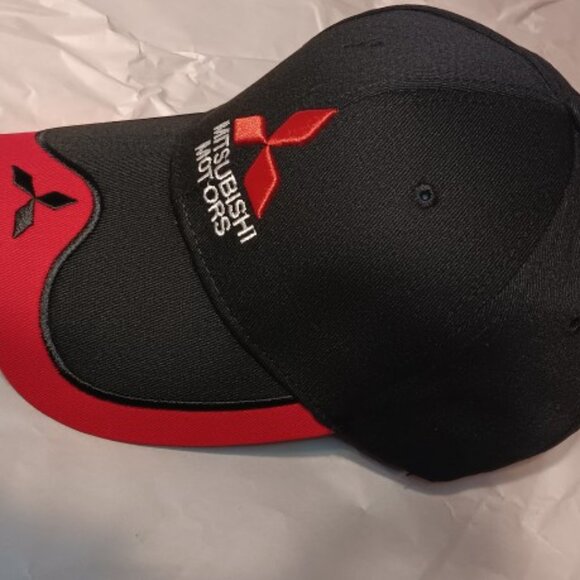 Mitsubishi Motors Black & Red Baseball Cap - Picture 2 of 5